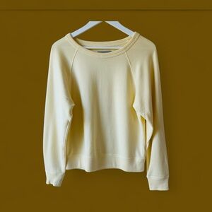 Everlane Women’s Yellow Pullover Sweater Size S Cozy Layers Piece Falll Winter